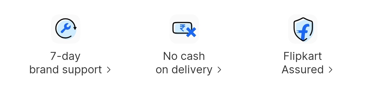 Flipkart Trust Badges